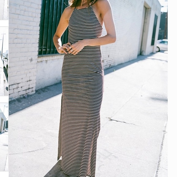 Sadie & Sage Dresses & Skirts - Striped Racerback Maxi